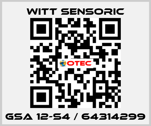 GSA 12-S4 / 64314299 Witt Sensoric