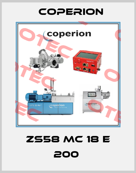 ZS58 MC 18 E 200  Coperion