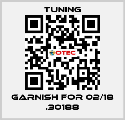 Garnish for 02/18 .30188 Tuning