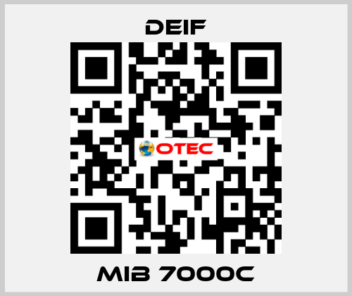 MIB 7000C Deif