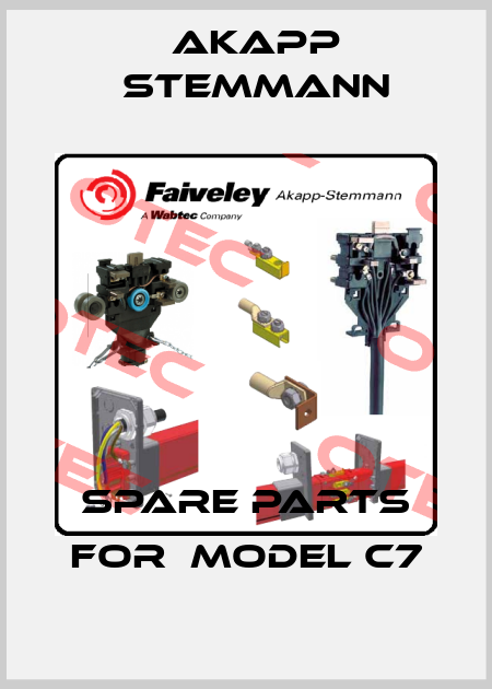spare parts for  model C7 Akapp Stemmann