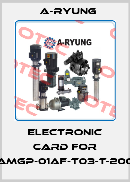 Electronic card for AMGP-01AF-T03-T-200 A-Ryung