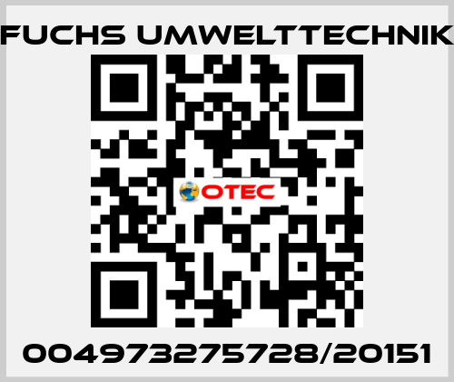 004973275728/20151 Fuchs Umwelttechnik