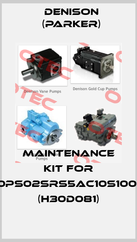 Maintenance kit for PD140PS02SRS5AC10S1000000 (H30D081) Denison (Parker)