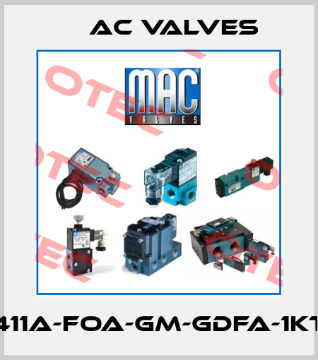 411A-FOA-GM-GDFA-1KT МAC Valves