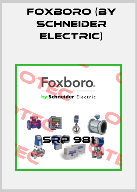 SRP 981 Foxboro (by Schneider Electric)