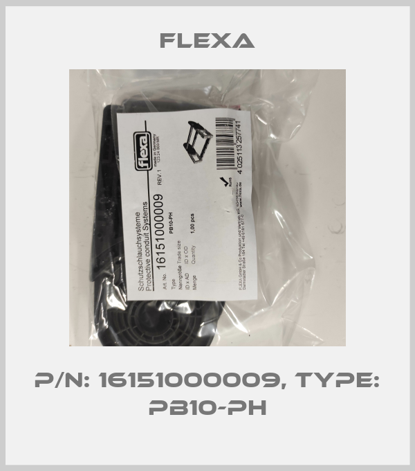 P/N: 16151000009, Type: PB10-PH Flexa