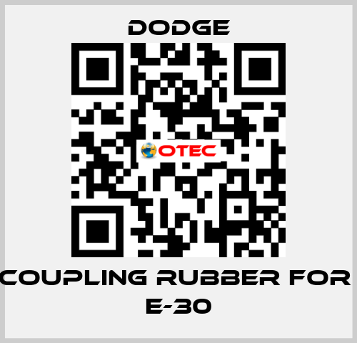 COUPLING RUBBER for  E-30 Dodge