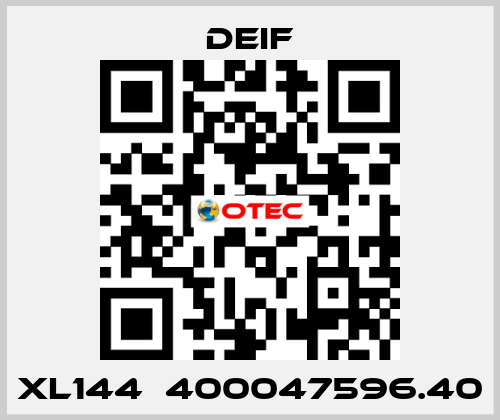 XL144  400047596.40 Deif