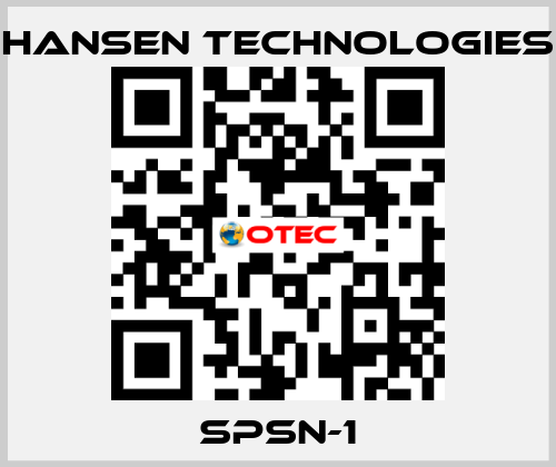 SPSN-1 HANSEN TECHNOLOGIES