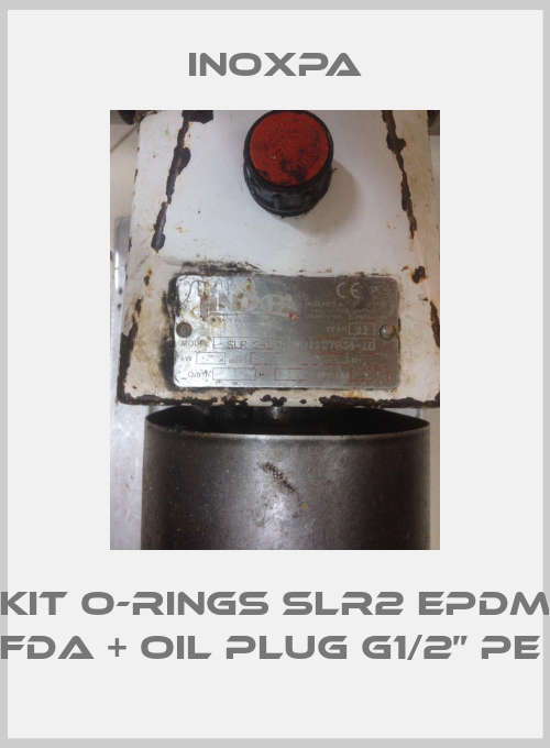 KIT O-RINGS SLR2 EPDM FDA + OIL PLUG G1/2” PE -big