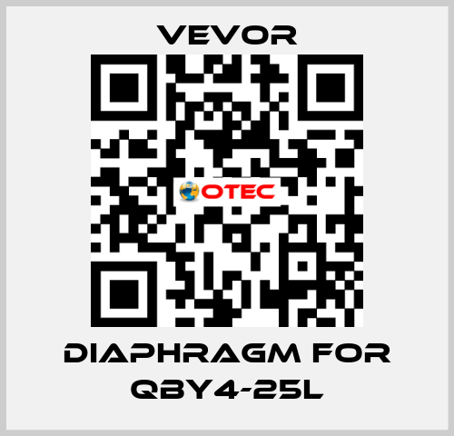 diaphragm for QBY4-25L VEVOR