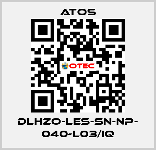 DLHZO-LES-SN-NP- 040-L03/IQ Atos