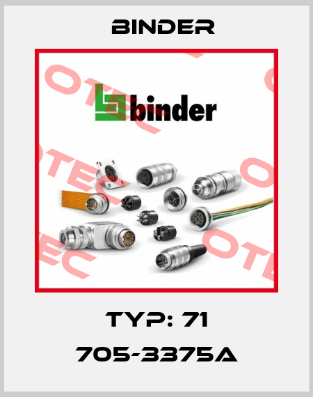 Typ: 71 705-3375A Binder