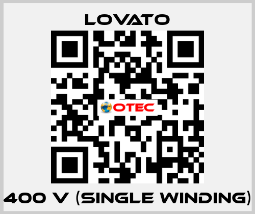 400 V (single winding) Lovato