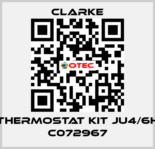 THERMOSTAT KIT JU4/6H C072967 Clarke