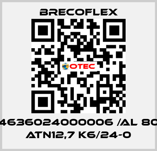 4636024000006 /Al 80 ATN12,7 K6/24-0 Brecoflex