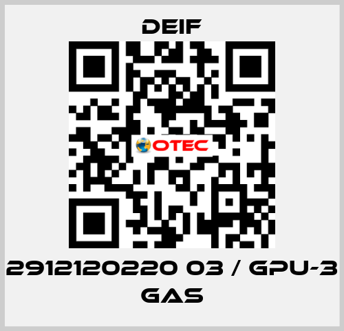 2912120220 03 / GPU-3 Gas Deif