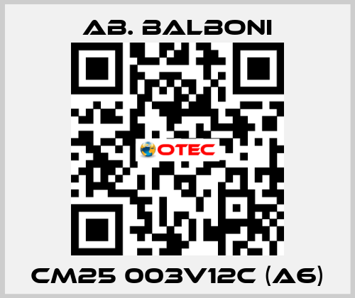 CM25 003V12c (A6) AB. BALBONI