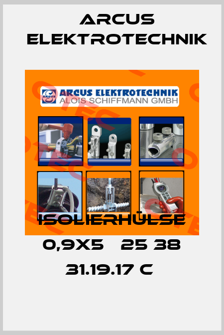 Isolierhülse 0,9x5   25 38 31.19.17 c  Arcus Elektrotechnik