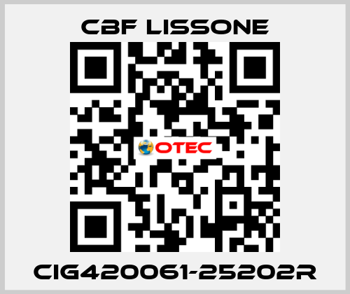 CIG420061-25202R CBF LISSONE