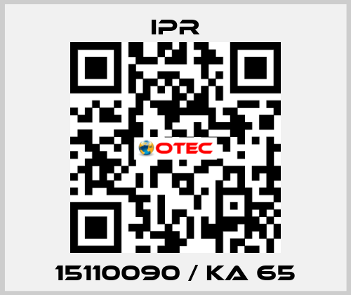 15110090 / KA 65 IPR