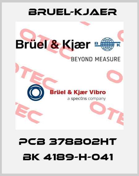 PCB 378B02HT  BK 4189-H-041  Bruel-Kjaer