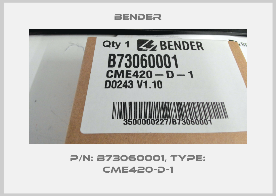 p/n: B73060001, Type: CME420-D-1-big