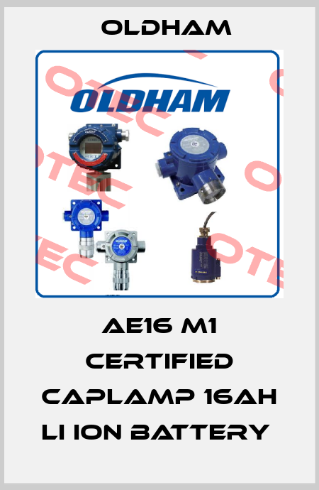 AE16 M1 certified caplamp 16AH Li Ion Battery  Oldham