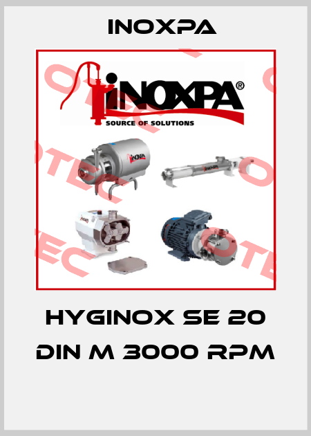 HYGINOX SE 20 DIN M 3000 RPM  Inoxpa