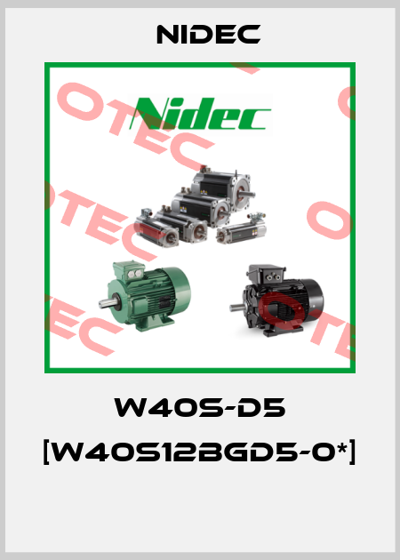 W40S-D5 [W40S12BGD5-0*]  Nidec