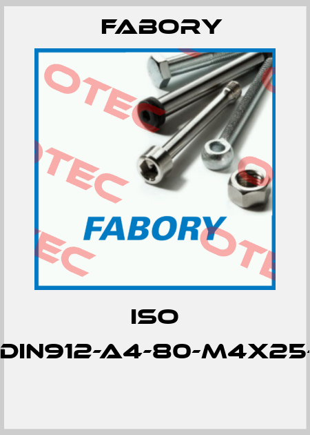 ISO 4762/DIN912-A4-80-M4X25-PASS  Fabory