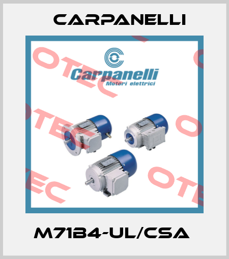 M71b4-UL/CSA  Carpanelli