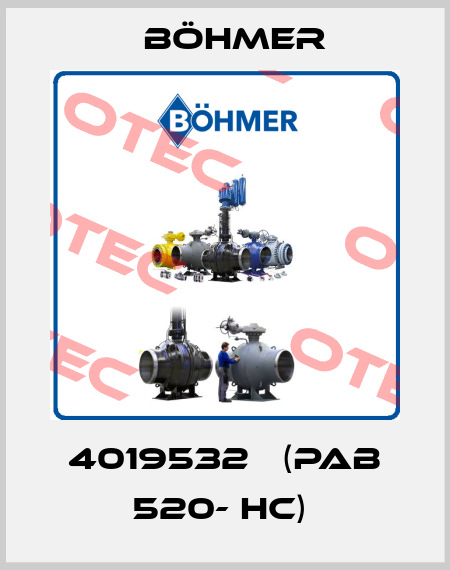 4019532   (PAB 520- HC)  Böhmer