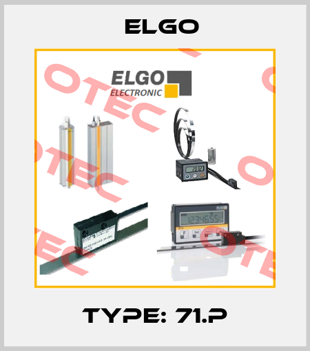 Type: 71.P Elgo