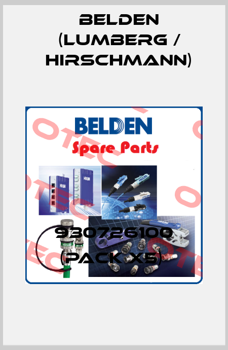 930726100 (pack x5)  Belden (Lumberg / Hirschmann)