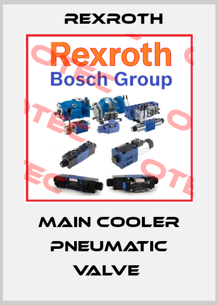 main cooler pneumatic valve  Rexroth