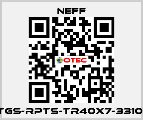 TGS-RPTS-TR40X7-3310  Neff