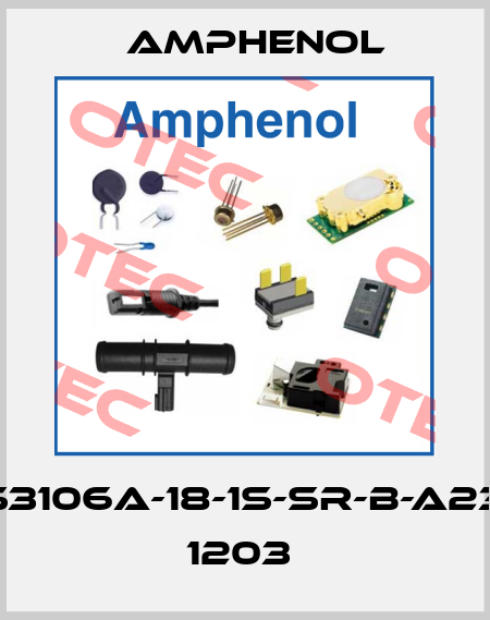 MS3106A-18-1S-SR-B-A23-9 1203  Amphenol