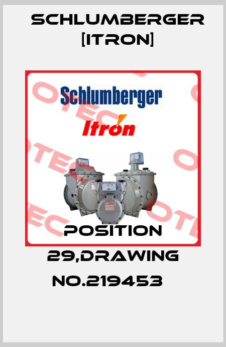 position 29,drawing No.219453   Schlumberger [Itron]