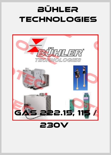 Gas 222.15, 115 / 230V  Bühler Technologies