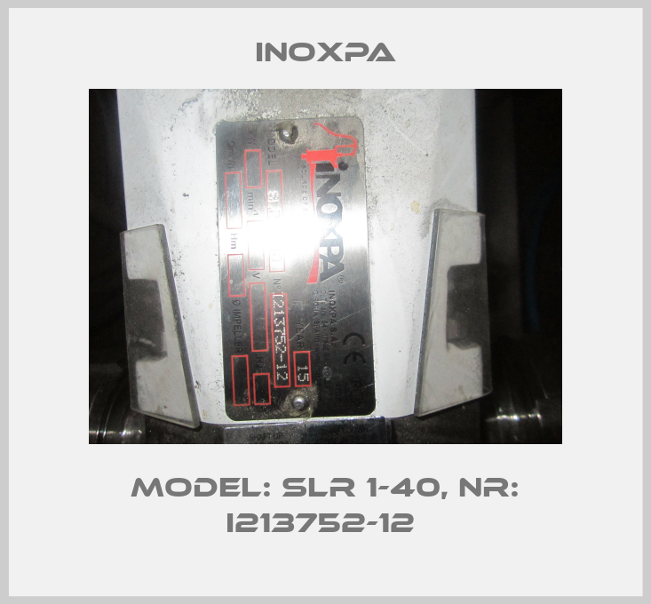 Model: SLR 1-40, Nr: I213752-12 -big