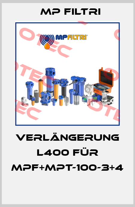 Verlängerung L400 für MPF+MPT-100-3+4  MP Filtri