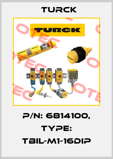 p/n: 6814100, Type: TBIL-M1-16DIP Turck