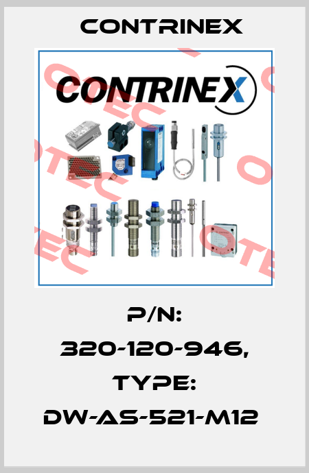 P/N: 320-120-946, Type: DW-AS-521-M12  Contrinex
