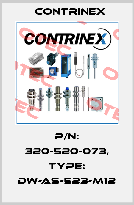 p/n: 320-520-073, Type: DW-AS-523-M12 Contrinex