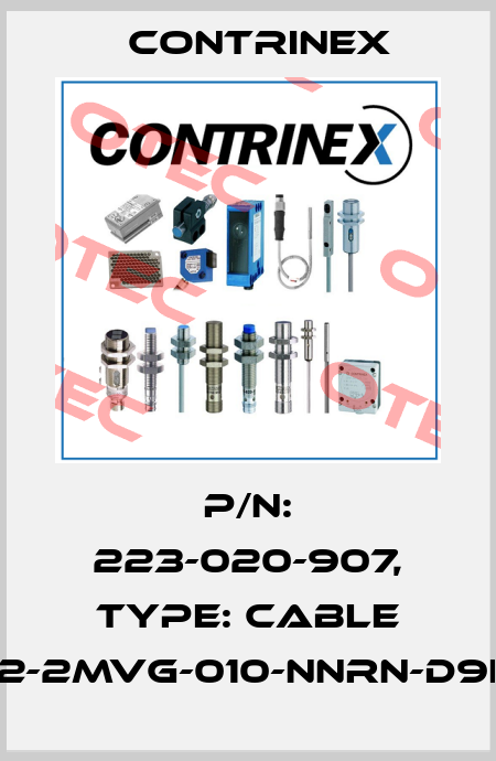 p/n: 223-020-907, Type: CABLE S12-2MVG-010-NNRN-D9FG Contrinex