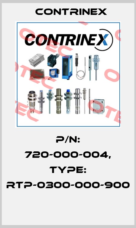 P/N: 720-000-004, Type: RTP-0300-000-900  Contrinex