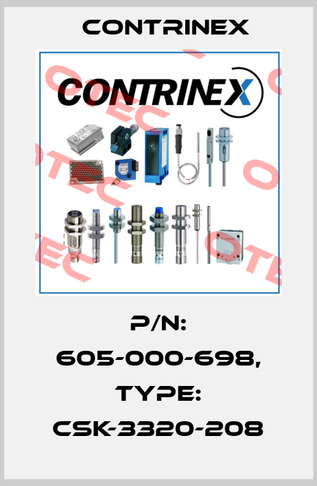 p/n: 605-000-698, Type: CSK-3320-208 Contrinex