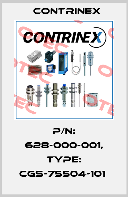 P/N: 628-000-001, Type: CGS-75504-101  Contrinex